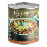 Vanee #10 Can Chili with Beans - 6/Case