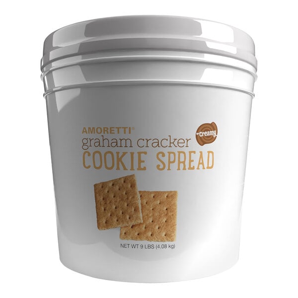 Amoretti Natural Creamy Graham Cracker Cookie Spread 9 lb.
