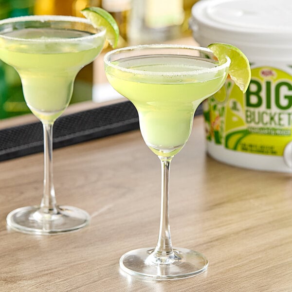 Master of Mixes Big Bucket Margarita Mix 96 fl. oz. - 4/Case