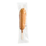 Foster Farms Individually Wrapped Reduced-Sodium Chicken Whole Grain Corn Dog 4 oz. - 96/Case