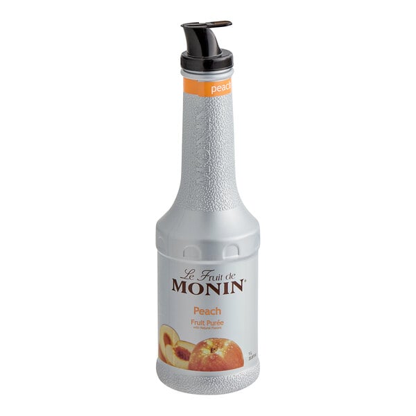 Monin Peach Fruit Puree 1 Liter