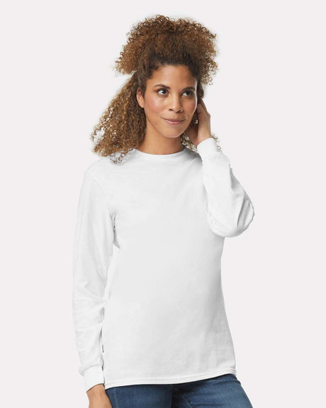 Gildan Ultra Cotton Long Sleeve Crew-Neck T-Shirt – Heavy Cotton Classic Fit
