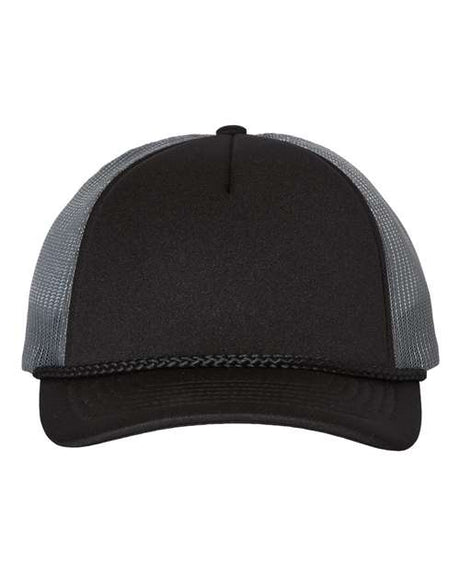 Richardson garment washed printed trucker cap for casual wear