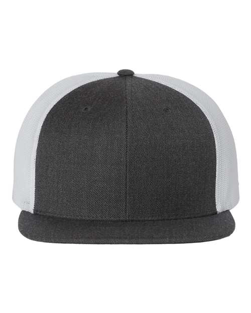 Richardson® Wool Blend Flat Bill Trucker Cap