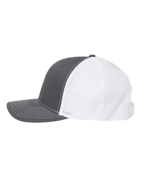 Richardson wool blend flat bill trucker cap for casual wear