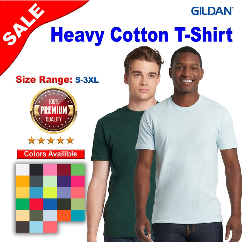Gildan® Heavy Cotton Crewneck Short Sleeve T-Shirt