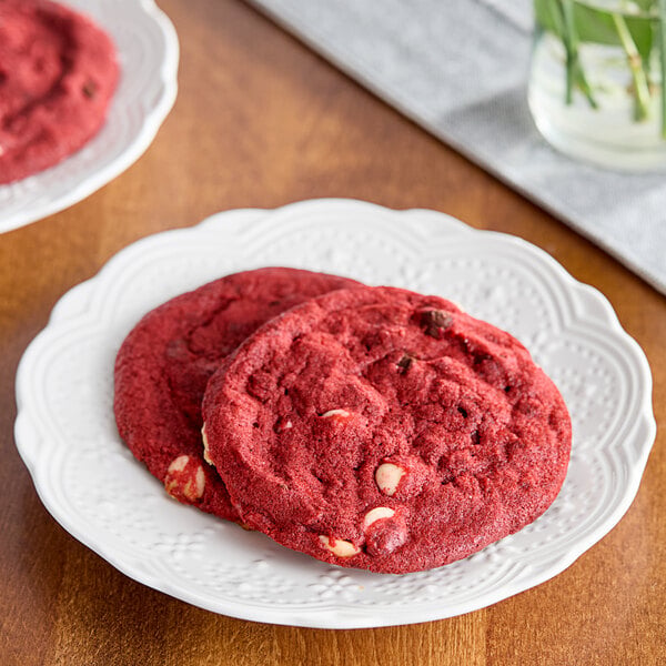 David's Cookies Classic Red Velvet Cookie Dough 1.5 oz. - 216/Case