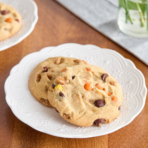 David's Cookies Gourmet Peanut Butter Chocolate Chip Cookie Dough 1.5 oz. - 216/Case