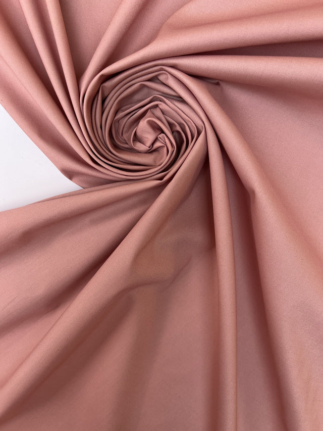 Pink Viscose Elastane Woven