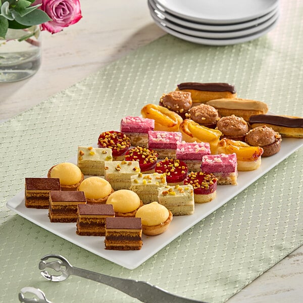 White Toque Traditional Petits Fours Assortment - 106/Case