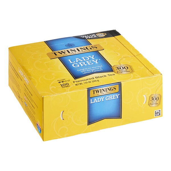 Twinings Lady Grey Tea Bags - 100/Box