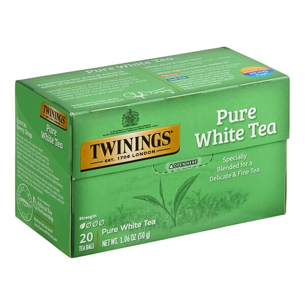 Twinings Pure White Tea Bags - 20/Box