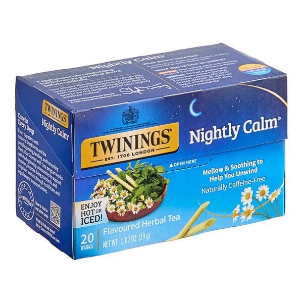 Twinings Nightly Calm Herbal Tea Bags - 120/Case