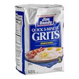 Jim Dandy Quick 5-Minute Grits 5 lb. - 8/Case