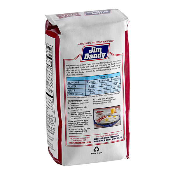Jim Dandy Regular Grits 2 lb. - 12/Case