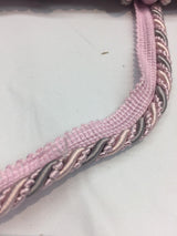 Lavander Trim Rope With Gimp Upholstery Trim - Lavender With Beige, 3/4" Width (10 Yards)