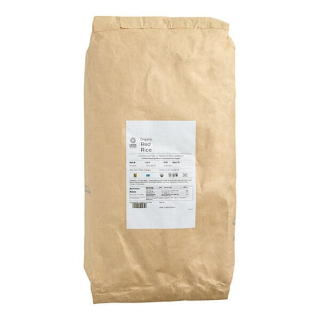 Lotus Foods Organic Long Grain Red Rice 22 lb.