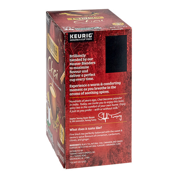 Twinings Chai Tea Single Serve Keurig® K-Cup® Pods - 24/Box