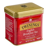 Twinings English Breakfast Loose Leaf Tea 3.53 oz. (100 Gram) - 6/Case