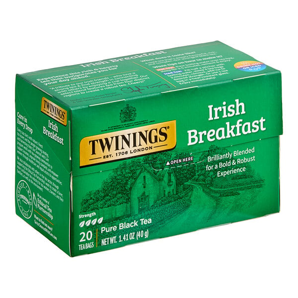 Twinings Irish Breakfast Tea Bags - 20/Box