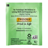 Twinings Pure White Tea Bags - 20/Box