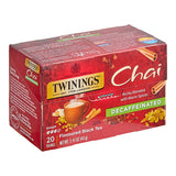 Twinings Chai Decaffeinated Tea Bags - 20/Box