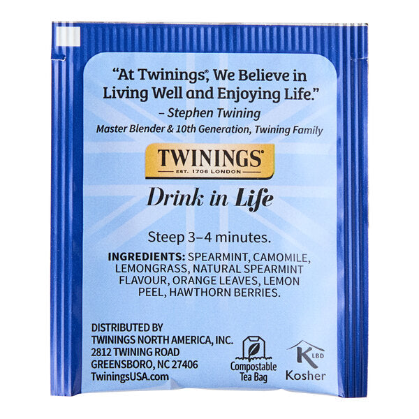 Twinings Nightly Calm Herbal Tea Bags - 20/Box