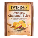 Twinings Orange & Cinnamon Spice Herbal Tea Bags - 120/Case