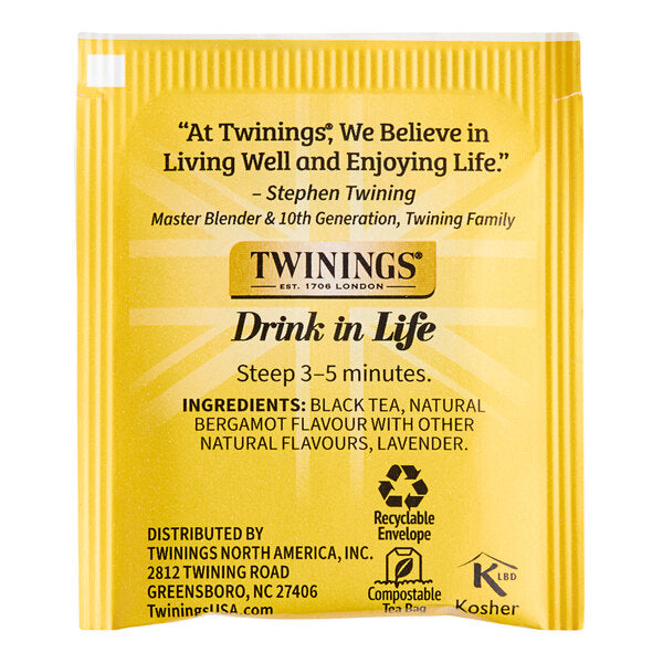Twinings Earl Grey with Lavender Tea Bags - 20/Box