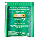 Twinings Peppermint Cheer Herbal Tea Bags - 20/Box