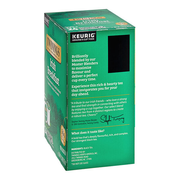 Twinings Irish Breakfast Tea Single Serve Keurig® K-Cup® Pods - 24/Box