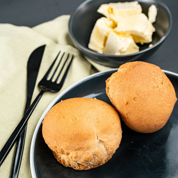 OMG...It's Gluten Free Individually Wrapped Gluten-Free White Dinner Rolls 2 oz. - 24/Pack