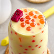 Possmei Dragon Fruit Popping Boba 7.05 lb. - 4/Case