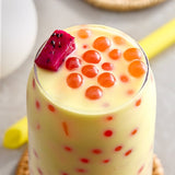 Possmei Dragon Fruit Popping Boba 7.05 lb. - 4/Case