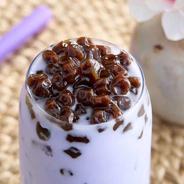 Bossen Fast Cook Big Tapioca Boba Pearls 2.2 lb. - 12/Case