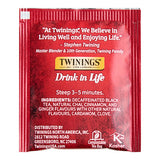 Twinings Chai Decaffeinated Tea Bags - 120/Case