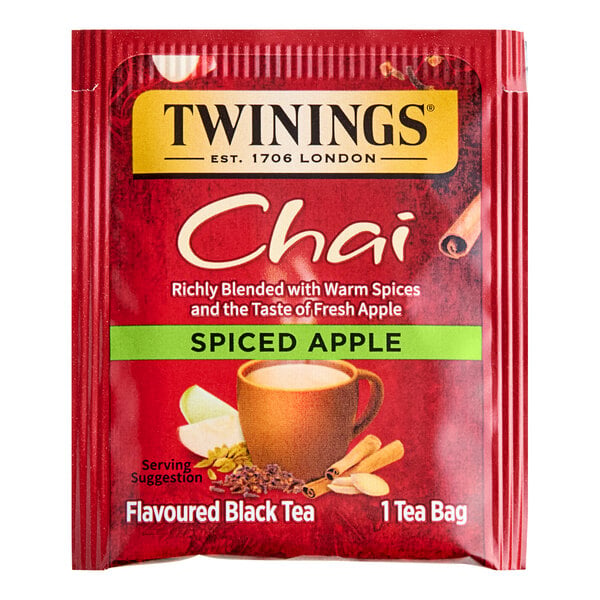 Twinings Spiced Apple Chai Tea Bags - 20/Box