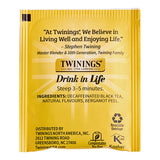 Twinings Earl Grey Decaffeinated Tea Bags - 20/Box