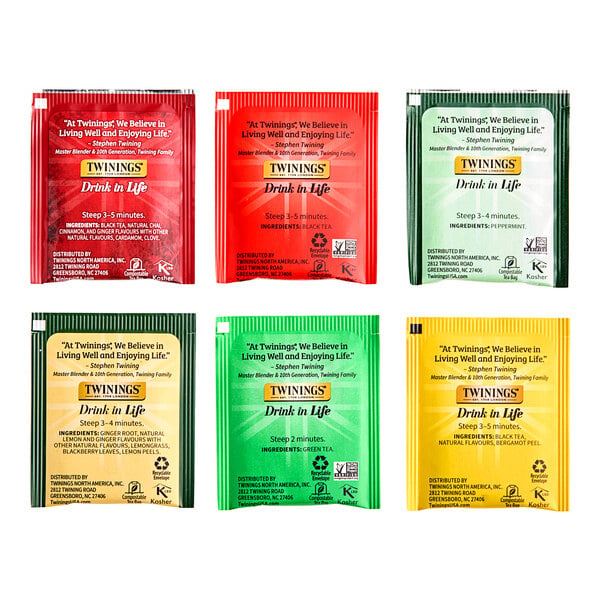 Twinings Tea Bag Variety Pack - 150/Case