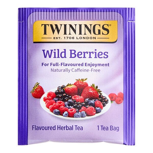 Twinings Wild Berries Herbal Tea Bags - 20/Box