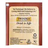 Twinings Chamomile, Honey & Vanilla Herbal Tea Bags - 120/Case