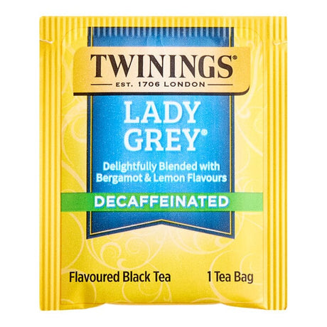 Twinings Lady Grey Decaffeinated Tea Bags - 20/Box