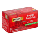 Twinings English Breakfast Decaffeinated Tea Bags - 150/Case