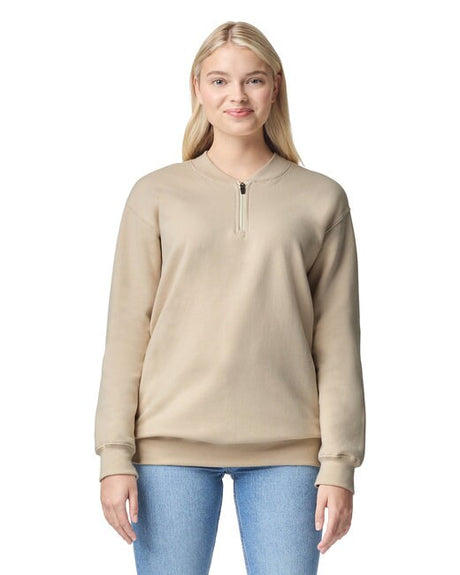 Gildan Unisex Softstyle 1/4 Zip Sweatshirt - Midweight Long Sleeve