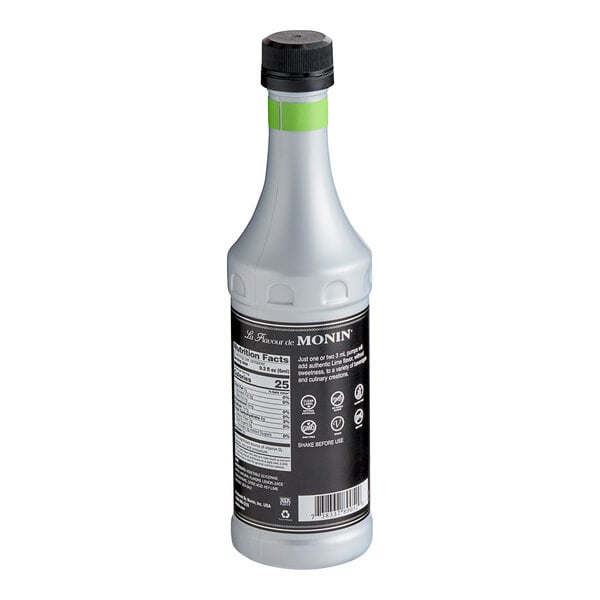 Monin Lime Concentrated Flavor 375 mL - 4/Case