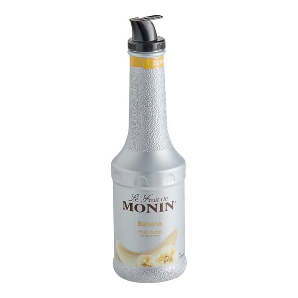 Monin Banana Fruit Puree 1 Liter - 4/Case