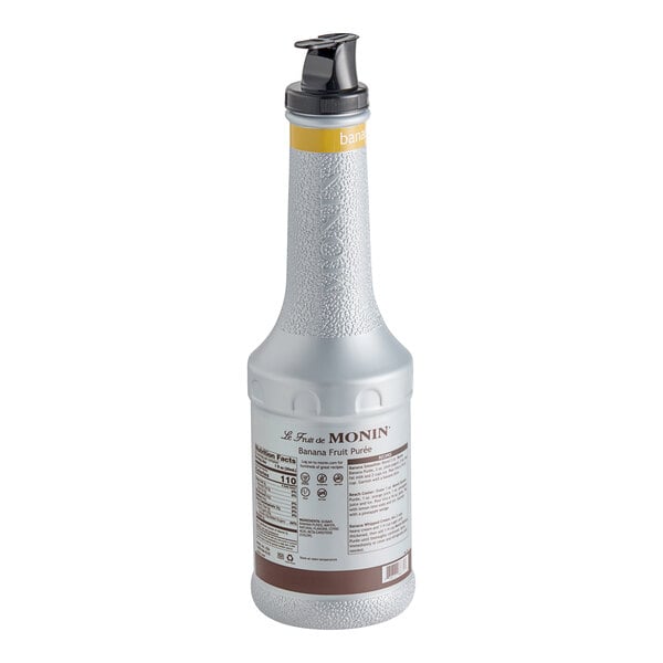 Monin Banana Fruit Puree 1 Liter - 4/Case