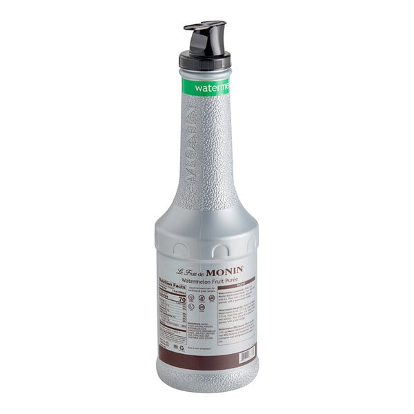 Monin Watermelon Fruit Puree 1 Liter - 4/Case