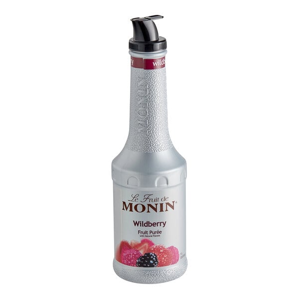 Monin Wildberry Fruit Puree 1 Liter - 4/Case