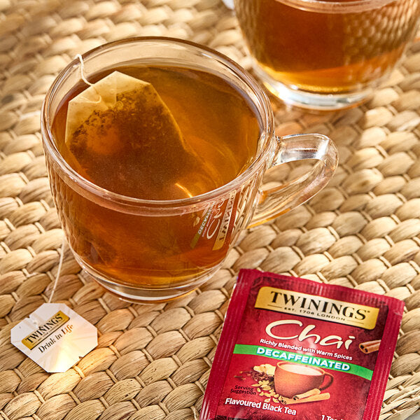 Twinings Chai Decaffeinated Tea Bags - 20/Box